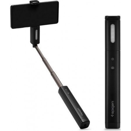 Spigen S550w Led Selfie Stick MIDINIGHT BLACK