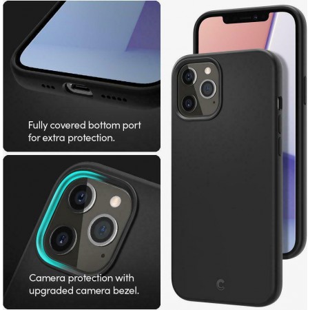 Spigen Cyrill Silicone For Iphone 12 Pro Max Black