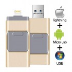 3 in 1 Flash Drive 8 GB for android/iphone/ipad/pc