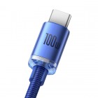 Baseus Crystal Shine Series Cable USB to Type-C 100W 1.2m Blue -CAJY000403