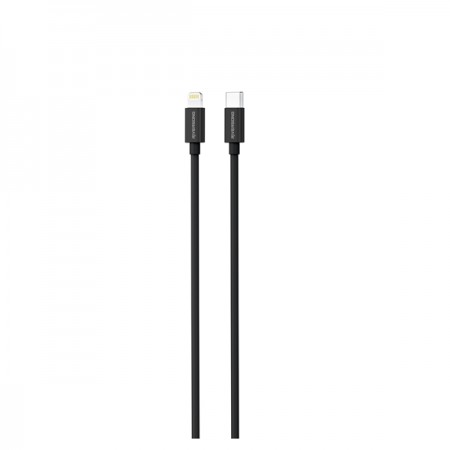 Riversong Cable Lightning to Type-C 3A 20W Lotus 08 1m Black-CL76BL