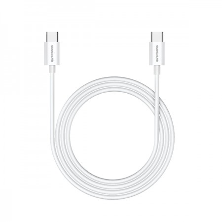 Riversong Cable Type-C to Type-C 3A 60W Lotus 08 1m CT76W-White