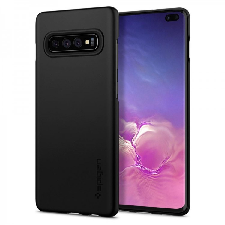 SPIGEN THIN FIT GALAXY S10+ PLUS BLACK