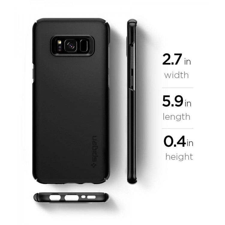 SPIGEN THIN FIT GALAXY S8+ PLUS BLACK