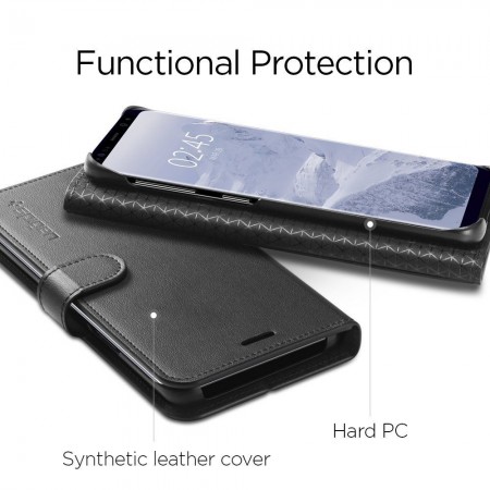 SPIGEN WALLET S GALAXY S9+ PLUS BLACK