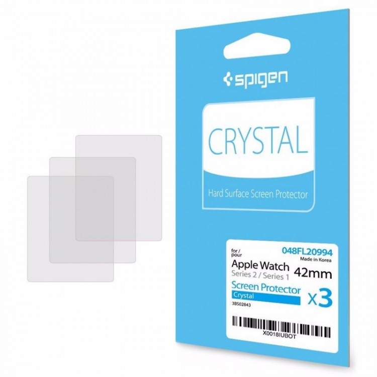 SPIGEN FILM CRYSTAL APPLE WATCH 1/2/3 (42MM)