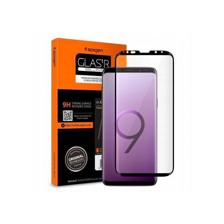 SPIGEN GLAS.TR CASE FRIENDLY GALAXY S9 BLACK