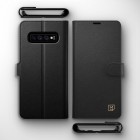 SPIGEN LA MANON WALLET SAFFIANO GALAXY S10 BLACK