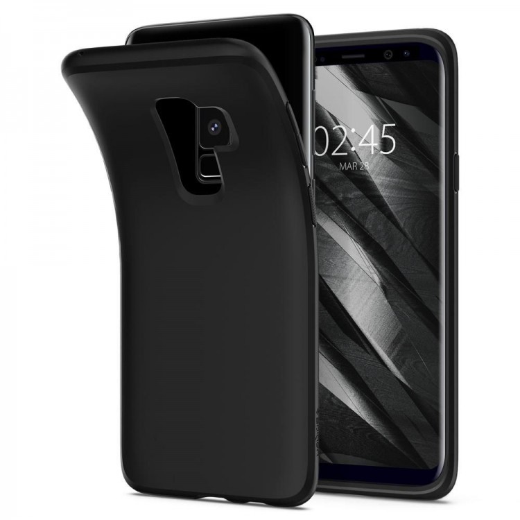 SPIGEN LIQUID CRYSTAL GALAXY S9+ PLUS MATTE BLACK