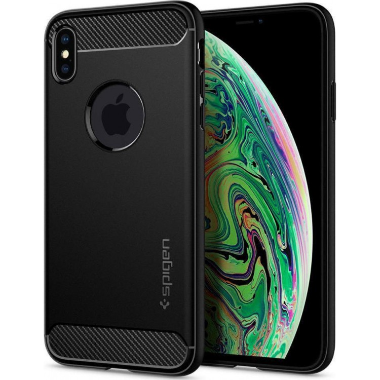 SPIGEN RUGGED ARMOR IPHONE XS MAX MATTE BLACK