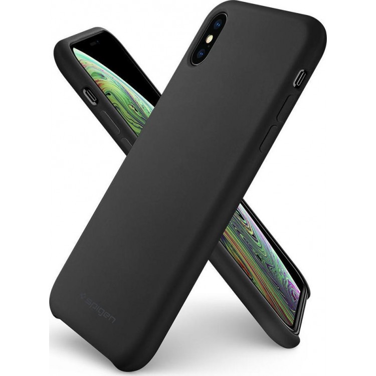 SPIGEN SILICONE FIT IPHONE X/XS BLACK
