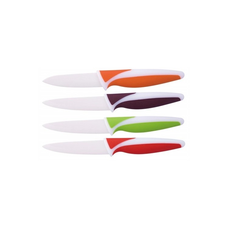 Σετ μαχαιριών WELLBERG WB-5408 (κεραμικά)-Πορτοκαλί