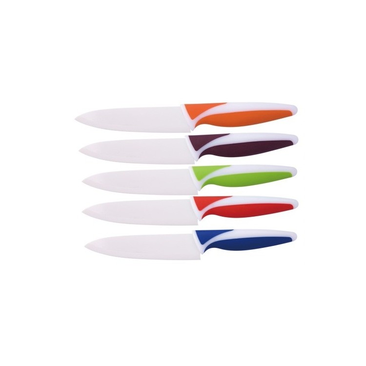 Σετ μαχαιριών WELLBERG WB-5408 (κεραμικά)-Κόκκινο