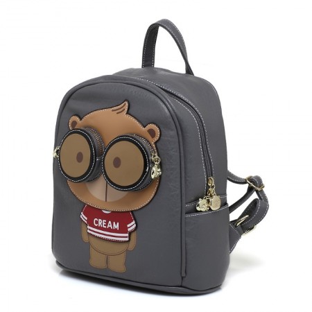 Small Cream Bear Backpack
